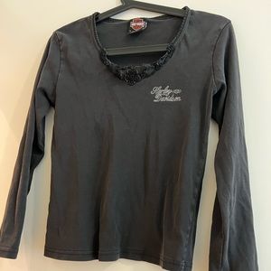 Harley Davidson long sleeve from Frankie’s Collective. Size: US M.